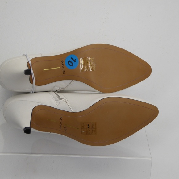 NEW Dolce Vita White Ankle Boots Size 6  #046 - Picture 7 of 8